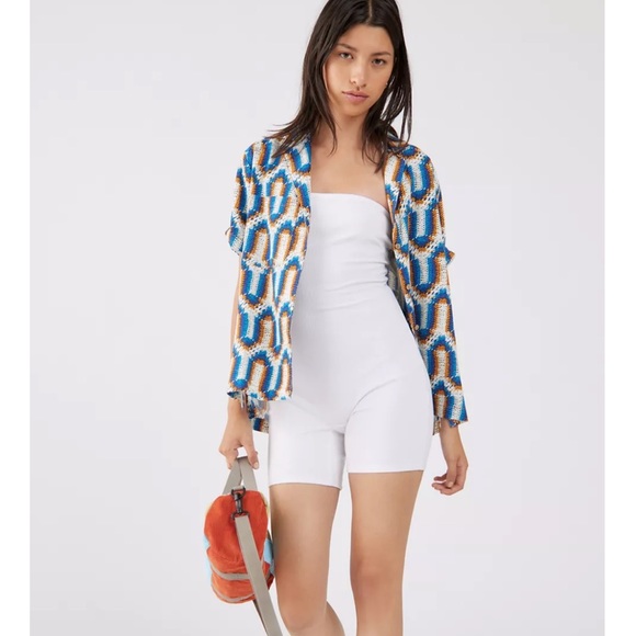 Urban Outfitters Tops - BDG Dylan linen Souvenir button down shirt